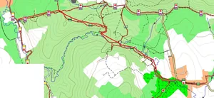 Javasolt túraútvonalak Pénzesgyőr > Szömörke-völgy > Judit-forrás > Borostyánkút, Bakonybél (5,5 km)